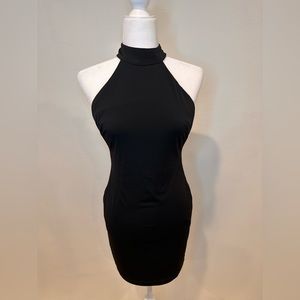 B.Darlin Womens Open Back Bodycon Halter Dress |Large